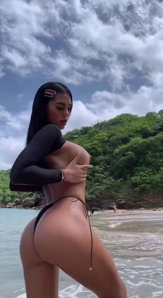 Maria Alejandra Quintero on Gone Wild Day, boobs, brunette, public, beauty, beach, finger, anal, dildo, toy, big-boobs, big-tits videos, her tiktok, instagram, twitter, onlyfans links